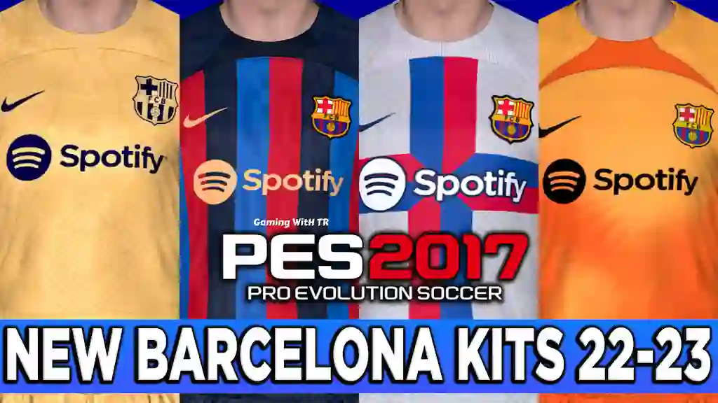 F.C. BARCELONA KITS - Kits PES 2017-2018 ppsspp