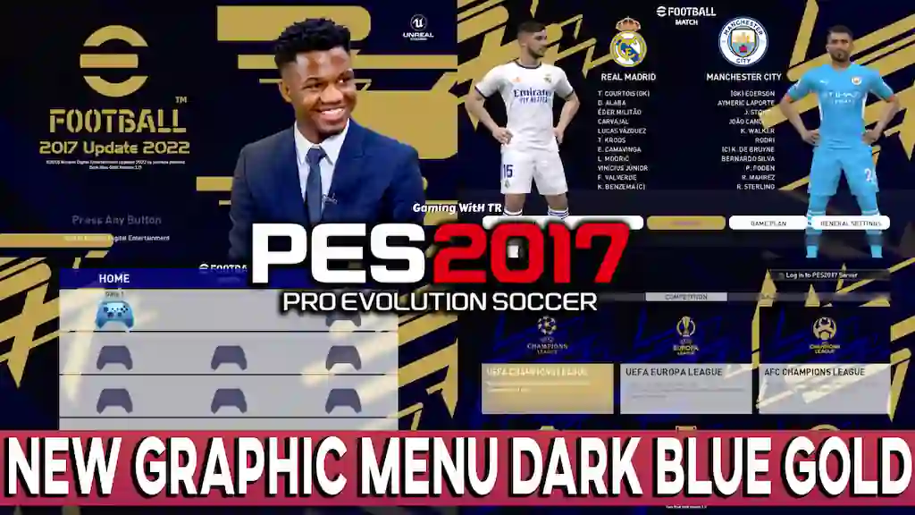 PES Social on X: PES 2017, FIFA 21 GRAPHIC MENU v1.0.0 -   PES2017