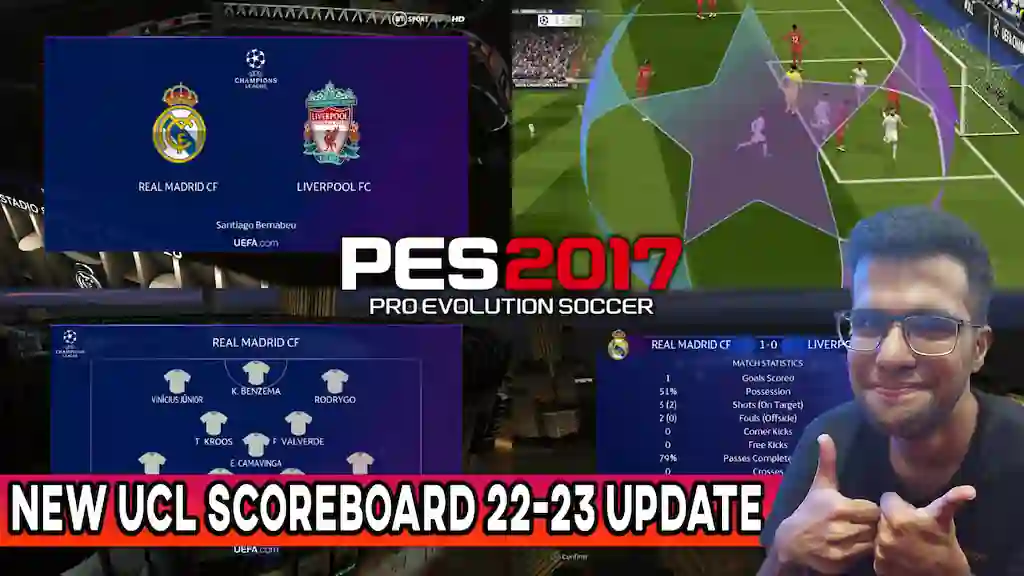 Pes New Ucl Scoreboard Update Pes Gaming With Tr