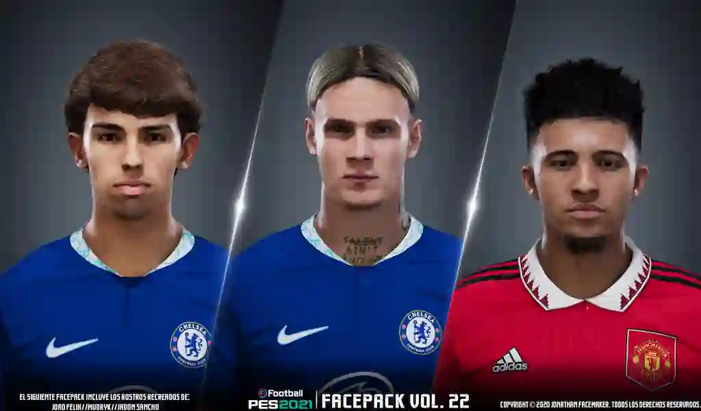 PES 2021 NEW FACEPACK VOL 22 PES 2021 Gaming WitH TR