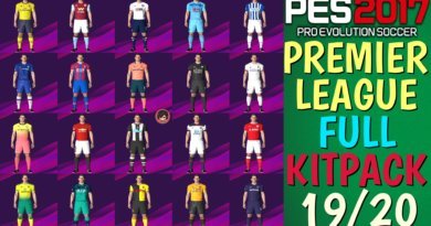 PES 2017 | PREMIER LEAGUE FULL KITPACK 19/20