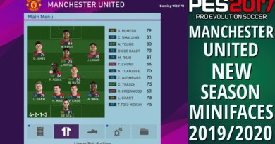 PES 2017 | MANCHESTER UNITED MINIFACES 2019/2020