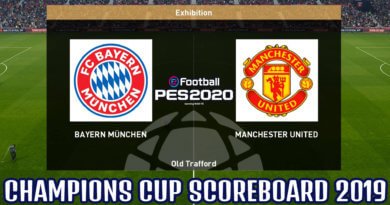 PES 2020 | CHAMPIONS CUP SCOREBOARD 2019