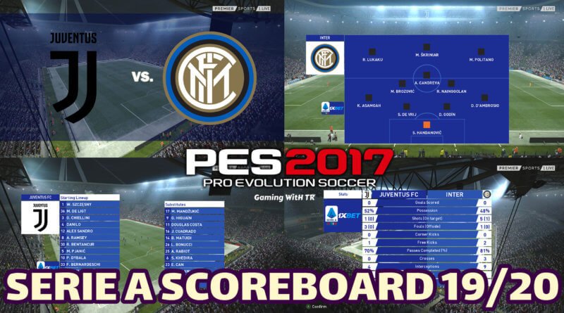 PES 2017 | SERIE A SCOREBOARD 19/20