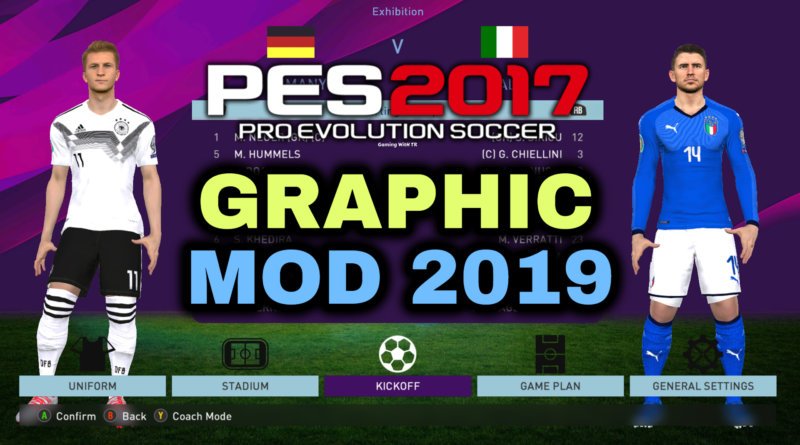 PES 2017 | NEW GRAPHIC MOD 2019