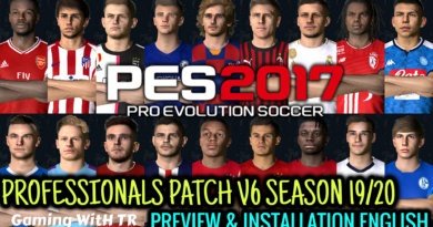 PES 2017 | PROFESSIONALS PATCH V6 SEASON 19/20 | PREVIEW & INSTALLATION BY TR | ENGLISH