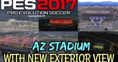 PES 2017 | AZ STADIUM WITH NEW EXTERIOR VIEW