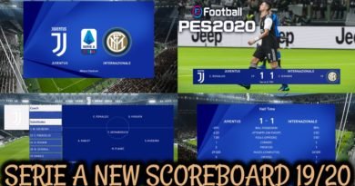 PES 2020 | SERIE A NEW SCOREBOARD 19/20