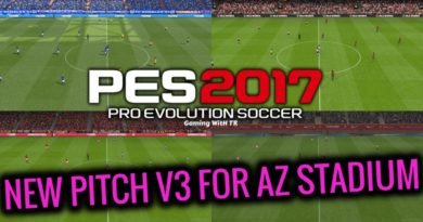 PES 2017 | NEW PITCH V3 FOR AZ STADIUM