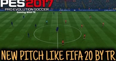 PES 2017 | NEW PITCH LIKE FIFA 2020 BY TR