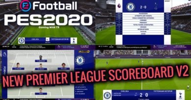 PES 2020 | NEW PREMIER LEAGUE SCOREBOARD V2