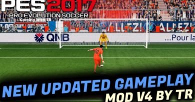 PES 2017 | NEW UPDATED GAMEPLAY MOD V4 BY TR