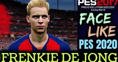 PES 2017 | FRENKIE DE JONG FACE & HAIR LIKE PES 2020