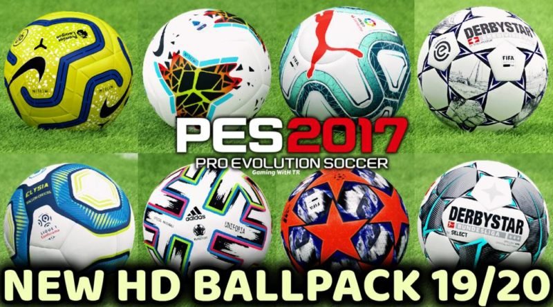 PES 2017 | NEW BALLPACK WITH FULLY TEXTURE 19-20