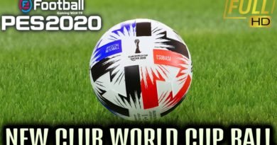 PES 2020 | ADIDAS X CAPTAIN TSUBASA BALL | NEW CLUB WORLD CUP BALL