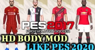 PES 2017 | HD BODY MOD LIKE PES 2020