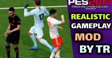 PES 2017 | REALISTIC GAMEPLAY MOD BY TR