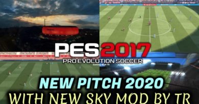 PES 2017 | NEW PITCH 2020 WITH NEW SKY MOD BY TR