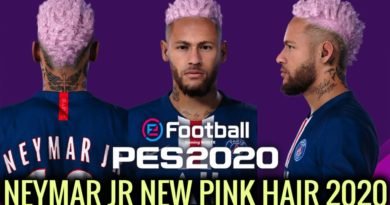 PES 2020 | NEYMAR JR | NEW FACE & NEW PINK HAIR 2020 | DOWNLOAD & INSTALL