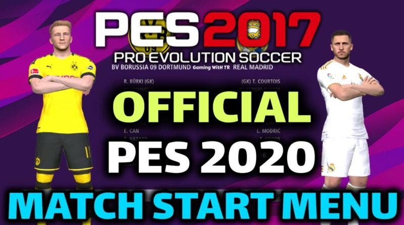 PES 2017 | OFFICIAL PES 2020 MATCH START MENU | DOWNLOAD & INSTALL