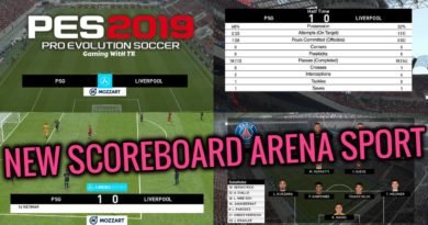 PES 2019 | NEW SCOREBOARD ARENA SPORT | CPK VERSION | DOWNLOAD & INSTALL