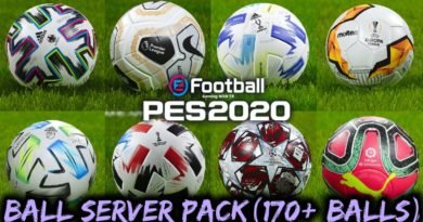 PES 2020 | BALL SERVER PACK | 170+ BALLS | VERSION 6 | DOWNLOAD & INSTALL