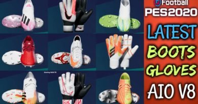 PES 2020 | LATEST BOOTS & GLOVES 2020 | ALL IN ONE V8 | DOWNLOAD & INSTALL