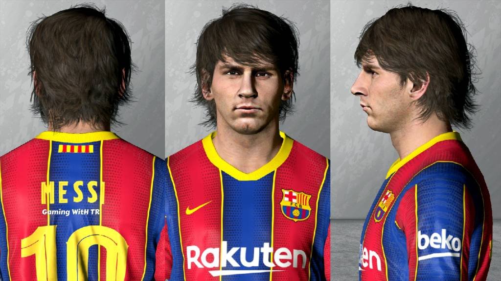 PES 2017 YOUNG LIONEL MESSI FACE HAIRSTYLE PES 2017 Gaming WitH TR ...