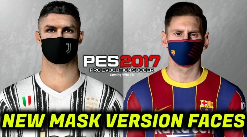PES 2017 | NEW MASK VERSION FACES | RONALDO & MESSI | DOWNLOAD & INSTALL