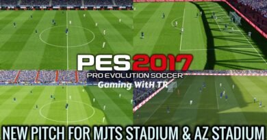 PES 2017 | NEW PITCH FOR MJTS STADIUM & AZ STADIUM | DOWNLOAD & INSTALL