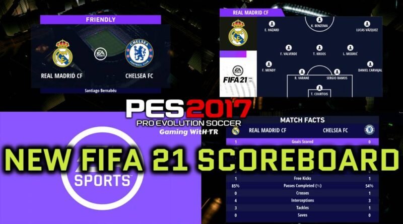 PES 2017 | NEW FIFA 21 SCOREBOARD | DOWNLOAD & INSTALL