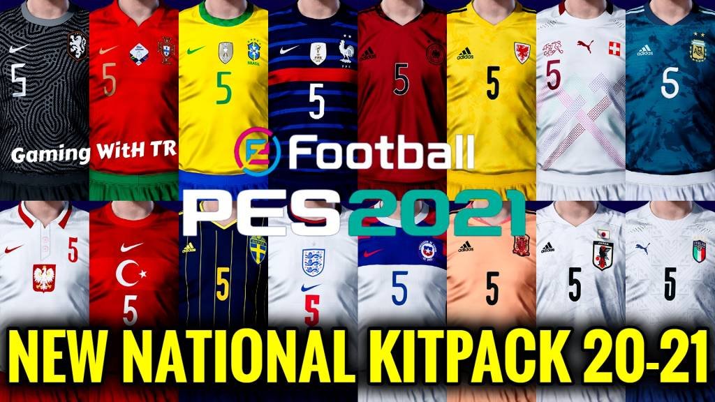 efootball pes 2021 kits