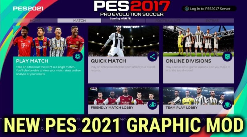 PES 2017 | NEW PES 2021 GRAPHIC MOD | DOWNLOAD & INSTALL