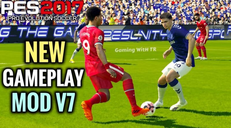 PES 2017 NEW GAMEPLAY MOD V7 CPK VERSION DOWNLOAD & INSTALL