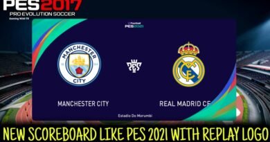 PES 2017 | NEW SCOREBOARD LIKE PES 2021 WITH REPLAY LOGO | DOWNLOAD & INSTALL