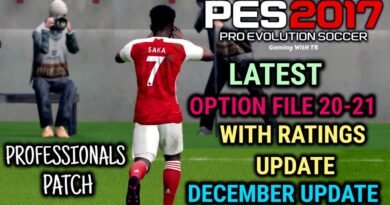PES 2017 | LATEST OPTION FILE 20-21 WITH RATINGS UPDATE | PROFESSIONALS PATCH | DECEMBER UPDATE | DOWNLOAD & INSTALL