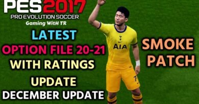 PES 2017 | LATEST OPTION FILE 20-21 WITH RATINGS UPDATE | SMOKE PATCH | DECEMBER UPDATE | DOWNLOAD & INSTALL