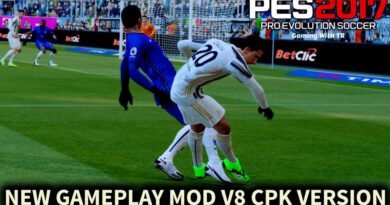 PES 2017 | NEW GAMEPLAY MOD V8 | CPK VERSION | DOWNLOAD & INSTALL