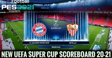 PES 2021 | NEW UEFA SUPER CUP SCOREBOARD 20-21 | DOWNLOAD & INSTALL