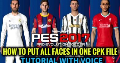 PES 2017 | HOW TO PUT ALL FACES IN ONE CPK FILE TUTORIAL WITH VOICE