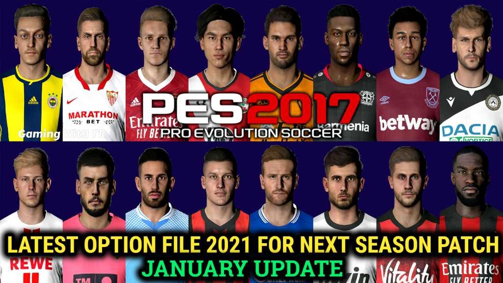 PES 2017 Option File Summer Transfer Next Season Patch 2024
