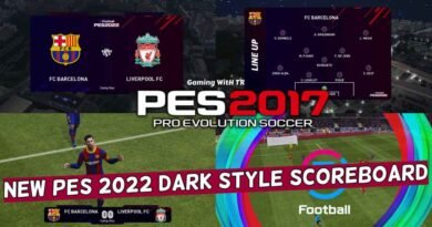 PES 2017 | NEW PES 2022 DARK STYLE SCOREBOARD | DOWNLOAD & INSTALL