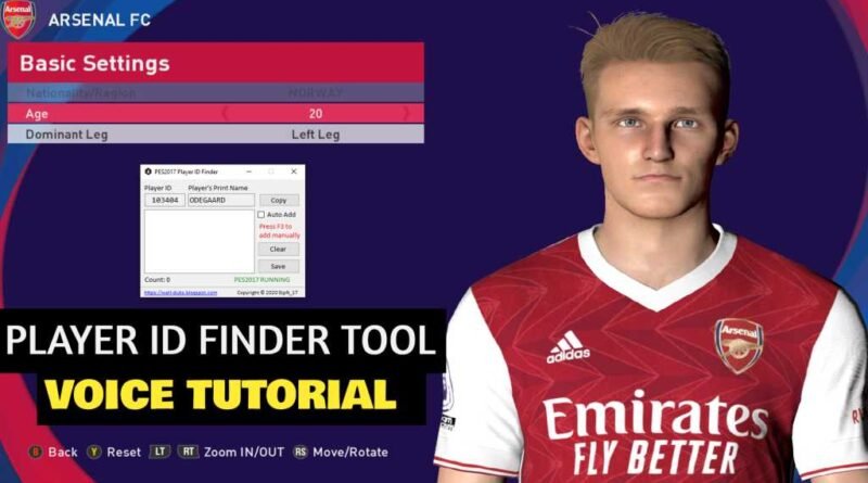 PES 2017 | PLAYER ID FINDER TOOL | VOICE TUTORIAL | DOWNLOAD & INSTALL