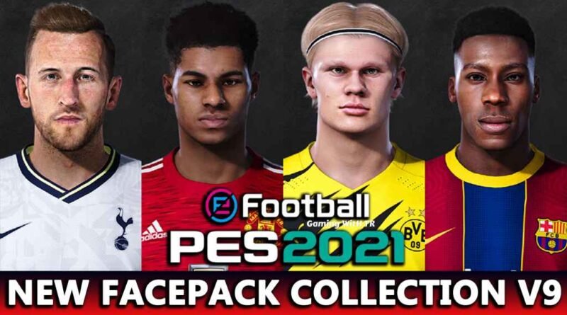 PES 2021 | NEW FACEPACK COLLECTION V9 | DOWNLOAD & INSTALL