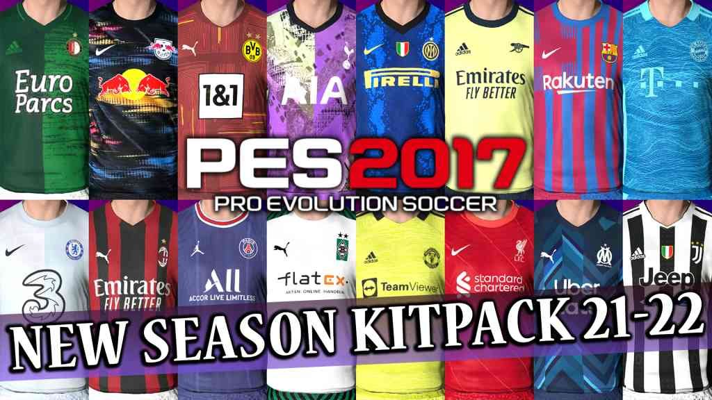 PES 2017 NEW KITS - New Updates Of PES MODS - Gaming WitH TR