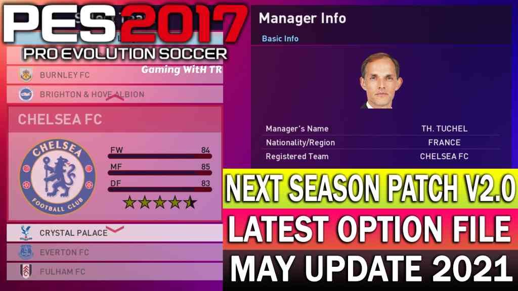 PES 2017 Next Season Patch 2020 V2 Option File V20 Season 2019/2020 ~