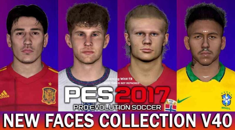 PES 2017 | NEW FACES COLLECTION V40 | FT. STONES | BELLERIN | FIRMINHO | HAALAND | DOWNLOAD & INSTALL