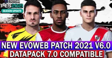 PES 2021 NEW EVOWEB PATCH 2021 VERSION 6.0 DATAPACK 7.0 COMPATIBLE