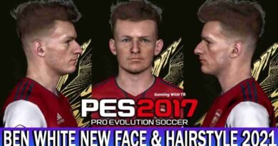 PES 2017 BEN WHITE NEW FACE & HAIRSTYLE 2021