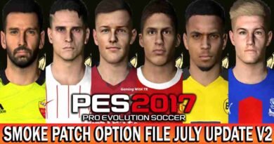 PES 2017 LATEST OPTION FILE 2021 SMOKE PATCH 17.3.5 JULY UPDATE V2